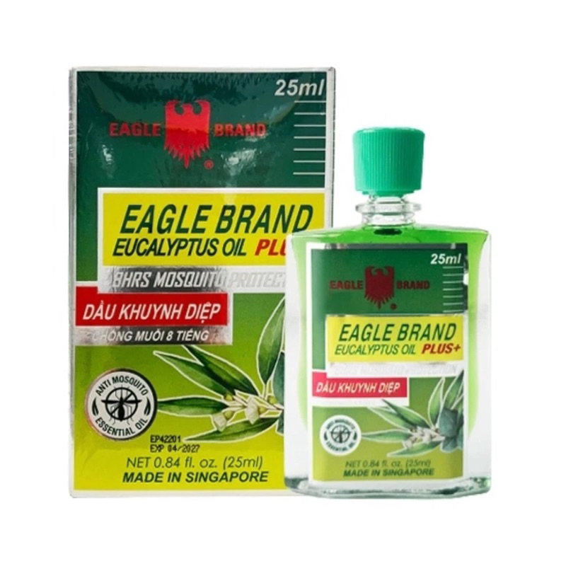 Dầu khuynh diệp con ó Singapore Eagle Brand Eucalyptus Oil Plus+