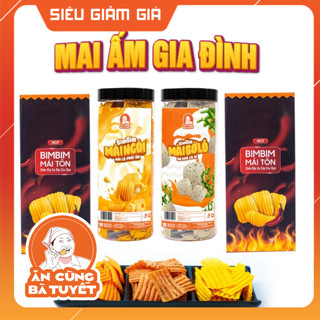 COMBO MÁI ẤM GIA ĐÌNH:2 Bim Mái Tôn,1 Bim Mái Ngói,1 Bim Mái Bờ Lô tặng 2MIX - Snack ĂN CÙNG BÀ TUYẾT Đồ Ăn Vặt VIỆT NAM