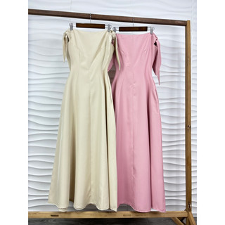Đầm Khoét Lưng Tua Rua Dài Maxi Freesize Nữ