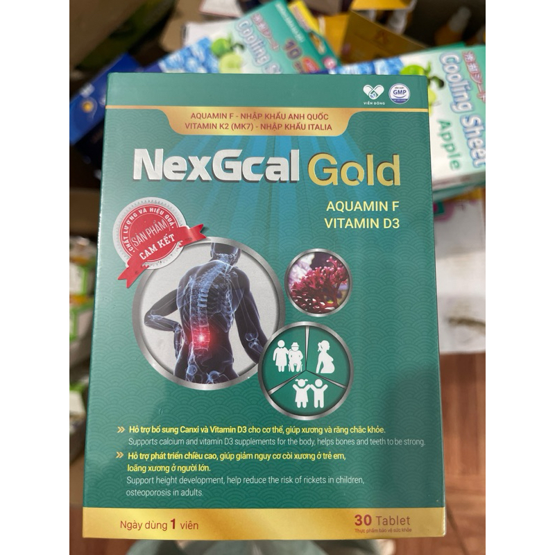 Canxi  nano NexGcal Gold hộp 30 viên