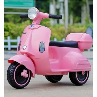Xe máy điện trẻ em 9968 cao cấp - Xe máy Vespa điện sang chảnh cho bé