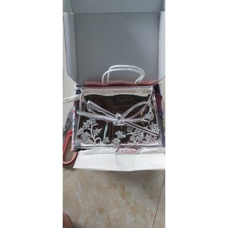 Túi ngaos ribbon new full hộp và bạc