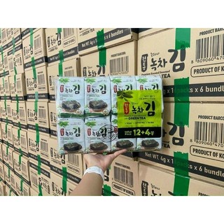 Rong biển sấy ăn liền date xa lốc 16 gói