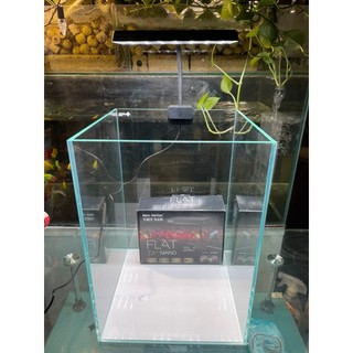Bể cá mini để bàn bể kính siêu trong kích thước 25cm x 25cm x35cm
