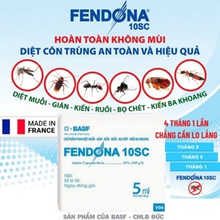 Diệt muỗi, gián, kiến gói FENDONA 10SC 5ml ruồi, bọ chét, kiến ba khoang Chuồn tre xinh shop