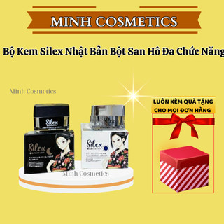 Bộ Kem Silex Nhật Bản Bột San Hô Đa Chức Năng, Ngừa Nám, Tàn Nhang, Đồi Mồi, Chống Lão Hoá 20g - Minh Cosmetics