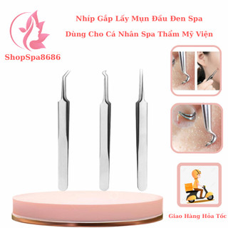 Nhíp gắp mụn lấy mụn | đầu đen mụn cám dùng cho cá nhân spa thẩm mỹ