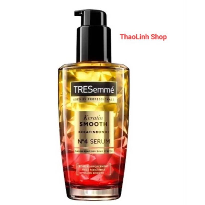 Serum Dưỡng Tóc Bóng Mượt TRESemmé Keratin Smooth với Dầu Dưỡng tóc Marula & Keratin Cho tóc tạo kiể