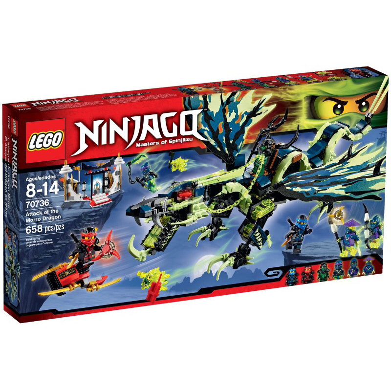 [Hàng Chính Hãng] LEGO Ninjago 70736 Attack Of The Morro Dragon