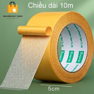  Cuộn Băng Keo Lưới Dán Cố Định Thảm Bằng Sợi Thủy Tinh Trong Mờ Hai Mặt Độ Dính Cao Chống Thấm Nước 