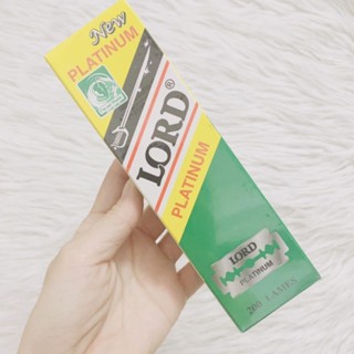  Dao lam LORD sắc bén hộp 200 lưỡi  Lưỡi Dao lam cạo râu tóc Lord Classic stainless cây cho baber shop - HVLD 