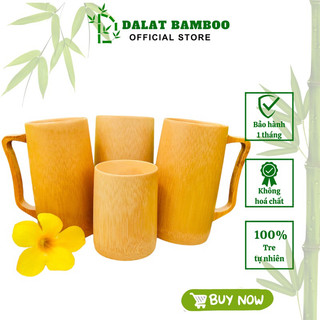 Cốc tre handmade - cốc tre uống nước, ly uống nước, cốc tre bảo vệ môi trường, cốc tre tái sử dụng nhiều lần
