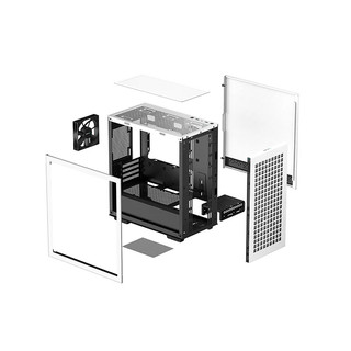 Vỏ Case DeepCool CH370 White/ Black - Hàng Chính Hãng
