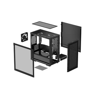 Vỏ Case DeepCool CH370 White/ Black - Hàng Chính Hãng