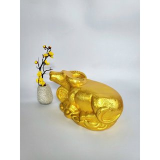 Ống Heo Đất Tiết Kiệm Con Giáp Sửu, Ống Heo Đất Lợn Đất Tiết Kiệm Phong Thủy - Xưởng Thạch Cao HN