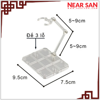 Giá đỡ mô hình, chân đế action base trưng bày gundam, shf, figma, hg, rg, mse