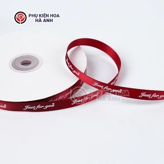 Ruy Băng Lụa 1cm Just For You Lẻ Mét