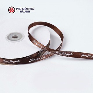 Ruy Băng Lụa 1cm Just For You Lẻ Mét