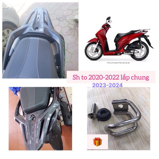 Ốp tay dắt ốp tay xách ốp cảng sau carbon sh 2024, 2023, 2020,2021,2022 lắp chung