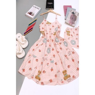Đầm Baby doll kèm quần_Tole F21