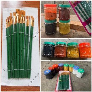 Combo bột màu vẽ vân gỗ