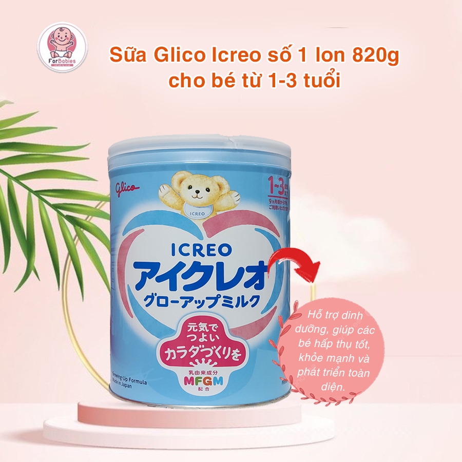 Sữa Glico Icreo nội địa số 9 hộp 800g date 2025