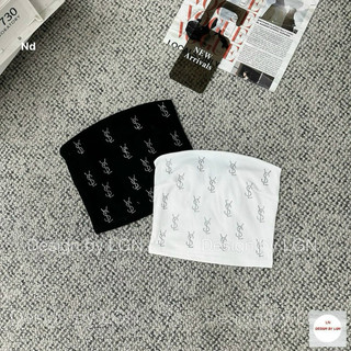 Áo ống bozip in chữ goai ét siêu sang
