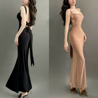 Đầm body đuôi cá dạ hội có mút ngực, maxi dây dáng dài đi tiệc,đi chơi GL910 Dress Nữ hot