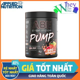 Tăng sức mạnh abe pump không caffeine applied nutrition 40 scoops 500g vị hawaiian - pre workout abe pump