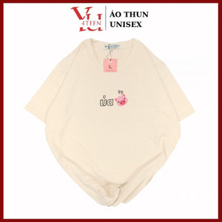 Áo Thun PHÔNG UNISEX in CHỮ ỦA HEO PIG ĐỘC LẠ HOT TREND - Hình chụp thật (Đủ size M-L-XL-XXL BIGSIZE)