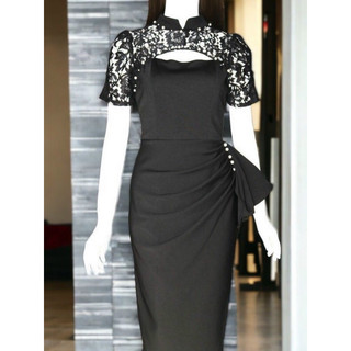 [Kèm ảnh thật]🍒Đầm body phối ren MLXL2XL