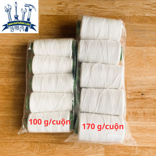 Chỉ may bao, chỉ cuốn thịt, chỉ thợ xây màu trắng