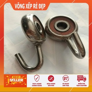 Móc Đạn Bạc- Móc võng sắt, INOX móc treo võng bạc đạn treo võng