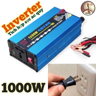 Inverter 1000W tích hợp sạc ác quy 220V