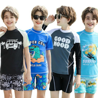 [SIZE ĐẠI] Đồ bơi trẻ em quần áo rời, Đồ bơi bé trai size đại đến 55kg