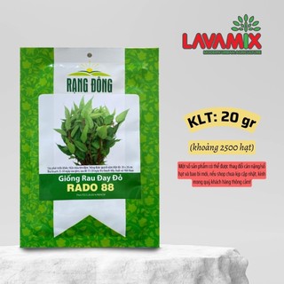 Hạt giống Rau Đay Đỏ Rado 88 (20g~2500 hạt) hiệu Rạng Đông trồng quanh năm, nảy mầm tốt | Green House