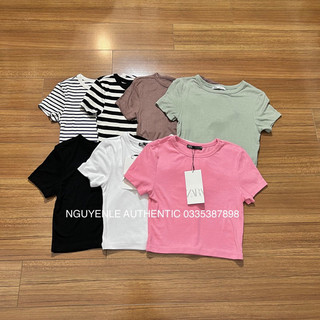 Áo thun croptop Zara Authentic