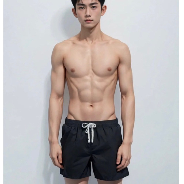 Quần dù nam màu trơn, quần đi biển