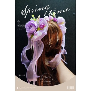 Bờm tóc lolita hoa xinh cho bé nhiều màu