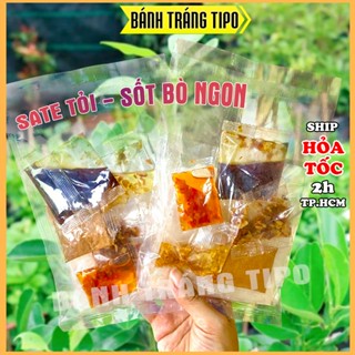 Bánh Tráng Dẻo Trộn Muối Tỏi Bò Sate - Bánh tráng phơi sương chính gốc Tây Ninh - BÁNH TRÁNG TIPO