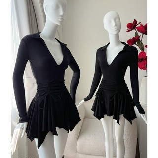 Đầm Tay Dài Bo Eo Sang Trọng Bigsize (58-90kg) Linhh Nguyen Bigsize