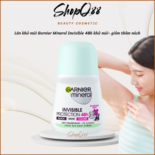 lăn khử mùi Garnier Mineral Invisible 48h khử mùi hôi nách nam nữ giảm thâm nách giảm mồ hôi nách khử mùi hôi chân vĩnh
