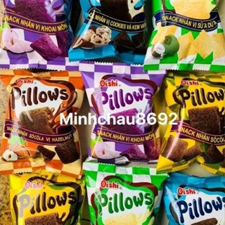 Thùng 100 gói Snack Pillows Oishi mix vị rất thơm ngon, xốp, giòn,