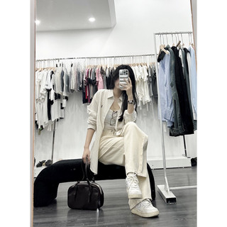 áo sơ mi kẻ be mẫu mặc