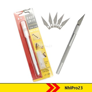 Dao cắt mỹ thuật, dao cắt giấy, dao trổ kỹ thuật 7 chi tiết