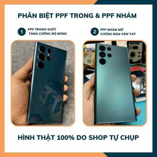 Dán PPF Samsung Note 10, Note 10 Plus full lưng viền, màn hình