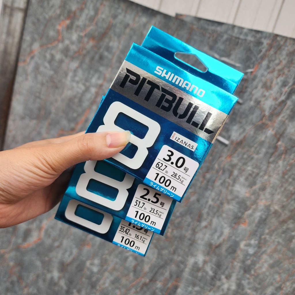⚡TÊN SẢN PHẨM  :  Dây Dù Câu Cá PE SHIMANO  ( PILLBULL ) X8 100m -JAPAN.. có size 0.8 - 4.0.
