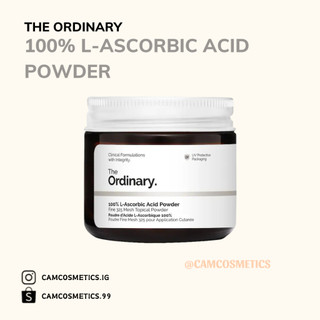 Bột Vitamin C sáng da mờ thâm The Ordinary 100% L-Ascorbic Acid Powder 20Gr