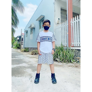 Bộ thun cotton sang trọng lịch lãm cho bé trai