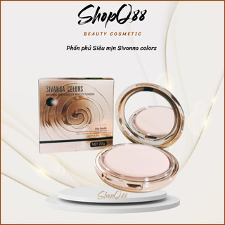 Phấn Phủ Siêu mịn Sivana giữ tone 24h hút dầu, chống nước cực mạnh, siêu mịn, lâu trôi [cam kết hàng Thái 100%]
